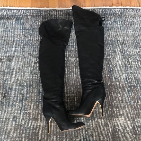 Chloe Super Soft Over the Knee Boots/ Chloe Boot Bag Included